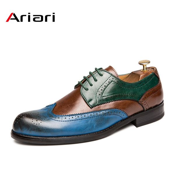 oxford shoes men pu leather brogues dress shoes bullock lace up business man comfortable office formal party footwear, Black
oxford shoes men pu leather brogues dress shoes bullock lace up business man comfortable office formal party footwear, Black