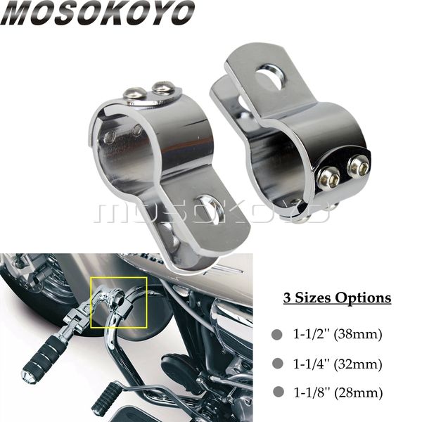 1 pair motorcycle footpegs footrest mount clamp universal for with 1-1/2" & 1-1/4" & 1-1/8" engine highway crash bars
1 pair motorcycle footpegs footrest mount clamp universal for with 1-1/2" & 1-1/4" & 1-1/8" engine highway crash bars