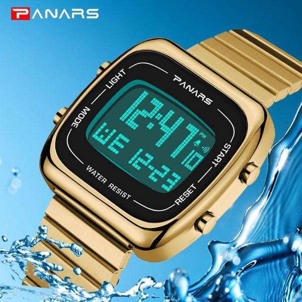 panars watches men electronic mens sports watches steel belt male clock waterproof led digital watch relogio masculino, Slivery;brown
panars watches men electronic mens sports watches steel belt male clock waterproof led digital watch relogio masculino, Slivery;brown