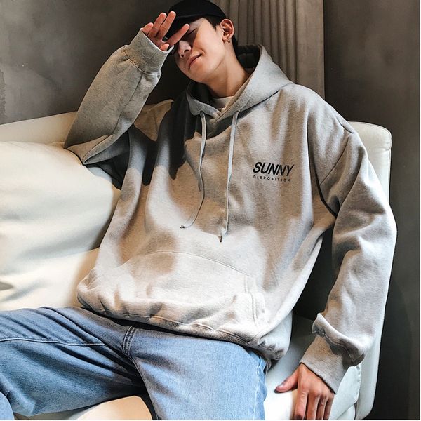 2019 spring and autumn new casual letter pattern printing long-sleeved hooded hoodies loose temperament trend cotton harajuku, Black
2019 spring and autumn new casual letter pattern printing long-sleeved hooded hoodies loose temperament trend cotton harajuku, Black
