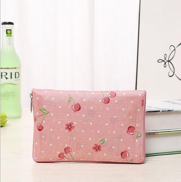 cool grocery storage handbag wallet foldable key chain tote pouch reusable shopping bags