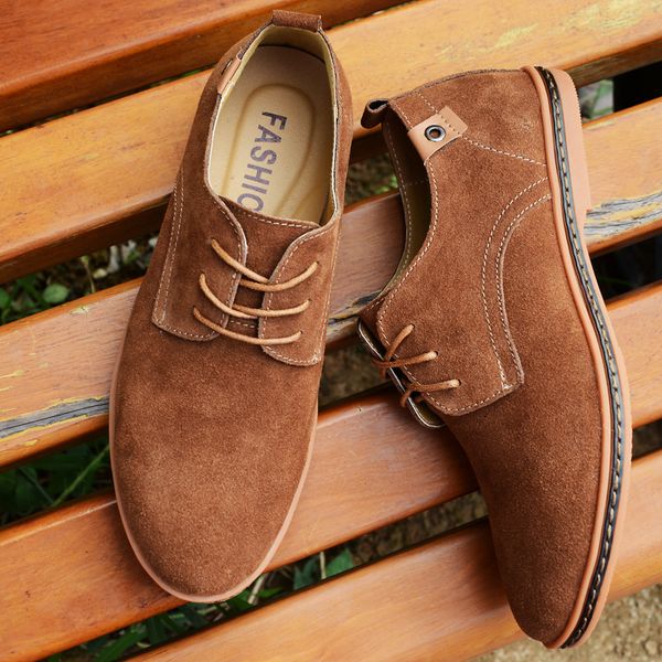 men casual shoes 2019 new spring men flats lace-up male suede oxfords leather shoes zapatillas hombre size, Black
men casual shoes 2019 new spring men flats lace-up male suede oxfords leather shoes zapatillas hombre size, Black