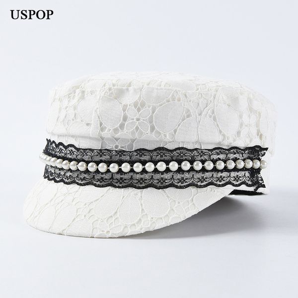 uspop 2019 new summer caps for women lace newsboy caps pearl flat visor female spring hats patchwork, Blue;gray
uspop 2019 new summer caps for women lace newsboy caps pearl flat visor female spring hats patchwork, Blue;gray