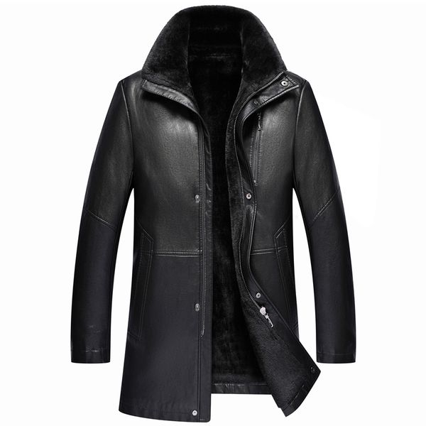 2018 new men's jacket leather shearling winter warm velvet jaqueta de couro leather jacket men chaqueta moto hombre, m-3xl, Black
2018 new men's jacket leather shearling winter warm velvet jaqueta de couro leather jacket men chaqueta moto hombre, m-3xl, Black