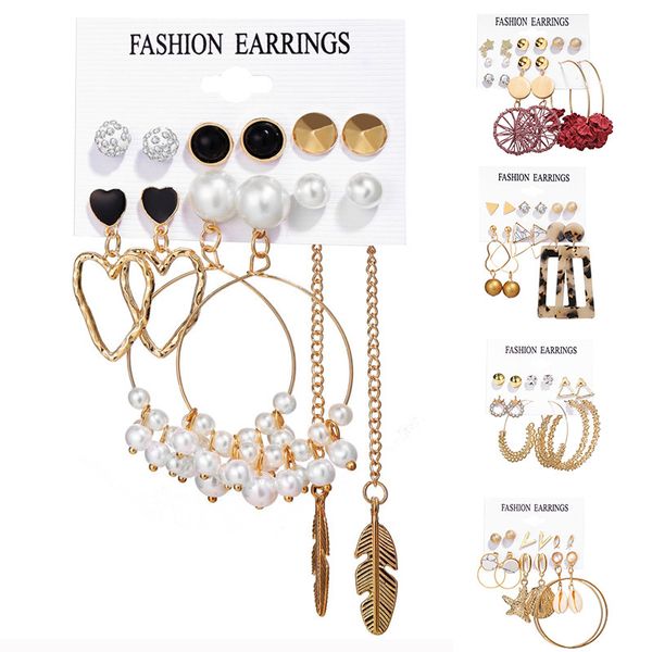 12pcs/set vintage tassel acrylic earrings women bohemian earrings set big dangle drop earring brincos female fashion jewelry, Golden;silver
12pcs/set vintage tassel acrylic earrings women bohemian earrings set big dangle drop earring brincos female fashion jewelry, Golden;silver
