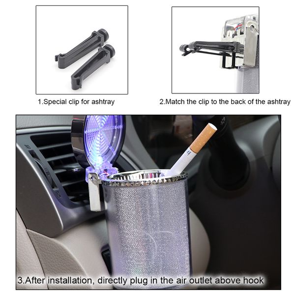 car cigarette ashtray for cup holder car air vent cigarette ashtray with led light color changing and cover for cars
car cigarette ashtray for cup holder car air vent cigarette ashtray with led light color changing and cover for cars