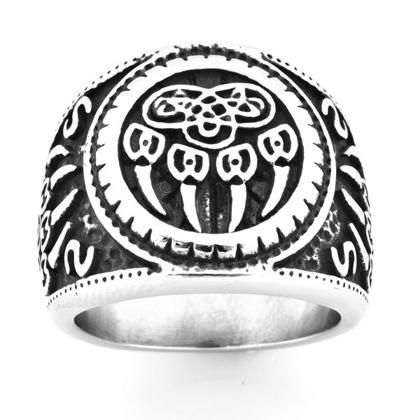 fanssteel stainless steel mens punk vintage jewelry celtic beast claw ring gift for brothers sisters fsr20w55, Silver
fanssteel stainless steel mens punk vintage jewelry celtic beast claw ring gift for brothers sisters fsr20w55, Silver