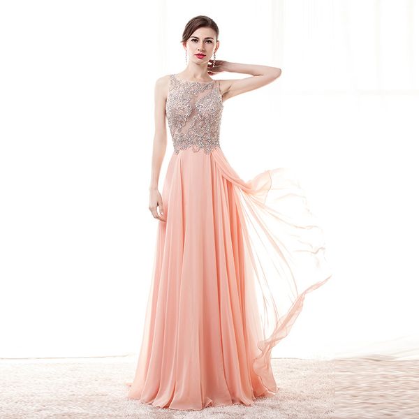 long a line scoop neck beading crystal ruffled slit floor length chiffon prom dress women formal party gown suknia wieczorowa, White;black
long a line scoop neck beading crystal ruffled slit floor length chiffon prom dress women formal party gown suknia wieczorowa, White;black