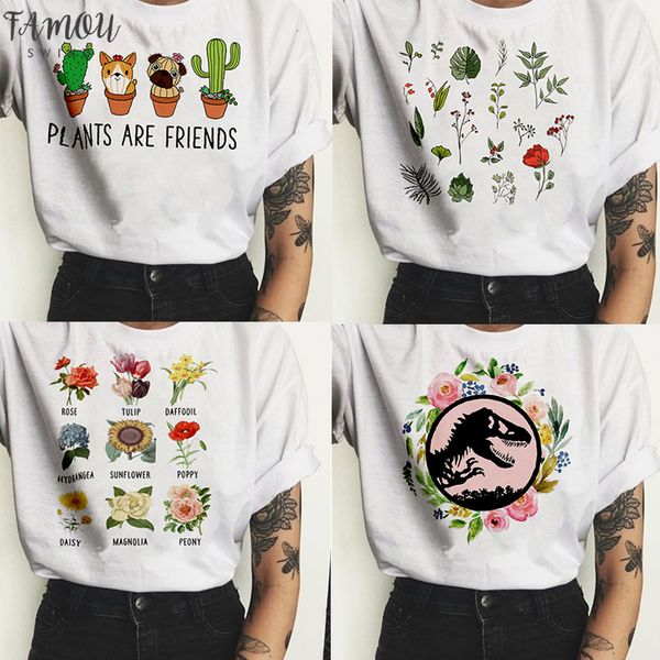 мода цветы дамы graphic tees женщины цветочные печати тенниска женщин завод tee graphic t shirt вершины v шеи мода, White
мода цветы дамы graphic tees женщины цветочные печати тенниска женщин завод tee graphic t shirt вершины v шеи мода, White