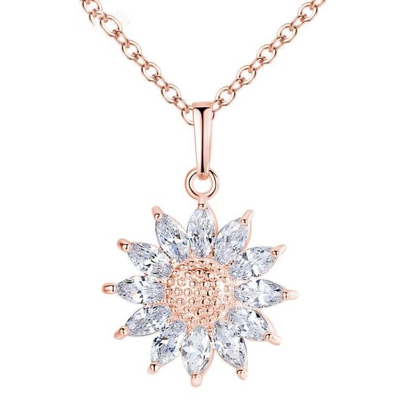 fashion sun flower cubic zircon pendant necklace unique silver golden pendant link chain necklace
fashion sun flower cubic zircon pendant necklace unique silver golden pendant link chain necklace