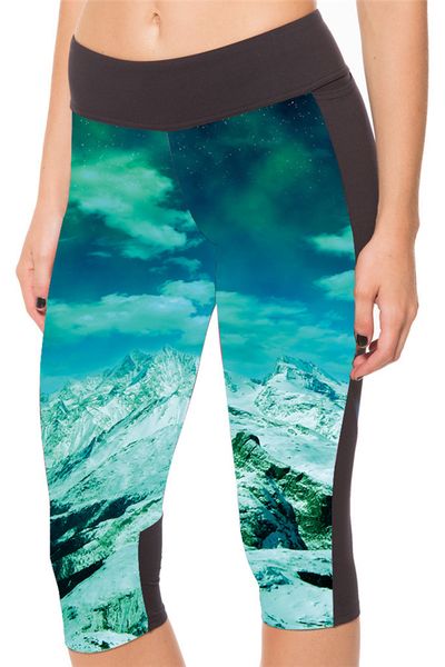 new digital printing on summer blockbuster blue sky far hill hip-up 7 minutes sportswear pants, Black
new digital printing on summer blockbuster blue sky far hill hip-up 7 minutes sportswear pants, Black