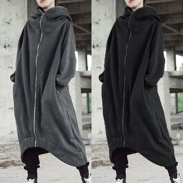 autumn women hooded coats 2019 long sleeve zipper velvet long jackets female winter streetwear thin windbreakers plus size 5xl, Black;brown
autumn women hooded coats 2019 long sleeve zipper velvet long jackets female winter streetwear thin windbreakers plus size 5xl, Black;brown