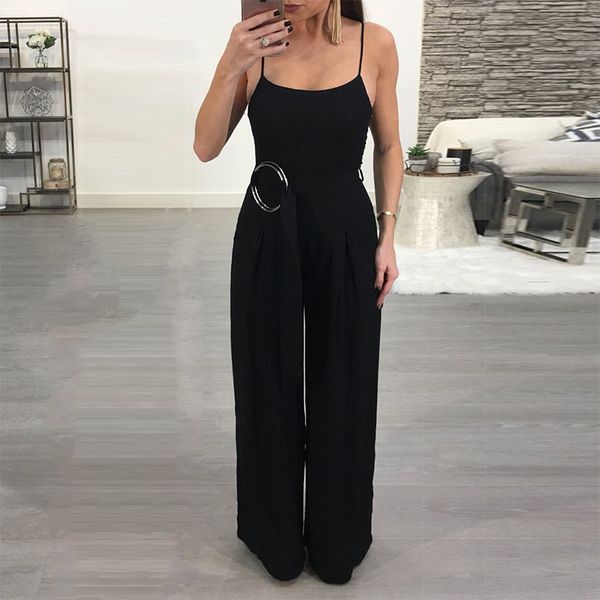 zoctuo 2020 lady sling conjoined trumpet jumpsuit romper for women sleeveless jumpsuits for women casual jumpsuit, Black;white
zoctuo 2020 lady sling conjoined trumpet jumpsuit romper for women sleeveless jumpsuits for women casual jumpsuit, Black;white
