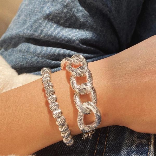 of-lilu 2pcs/set punk hip hop curb miami cuban thick bracelets bangles charm chunky heavy metal bracelets for women jewelry, Golden;silver
of-lilu 2pcs/set punk hip hop curb miami cuban thick bracelets bangles charm chunky heavy metal bracelets for women jewelry, Golden;silver