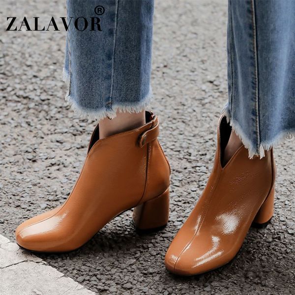 zalavor ankle boots women plus 32-46 vintage square toe keep warm add fur winter shoes women casual office high heel footwear, Black
zalavor ankle boots women plus 32-46 vintage square toe keep warm add fur winter shoes women casual office high heel footwear, Black