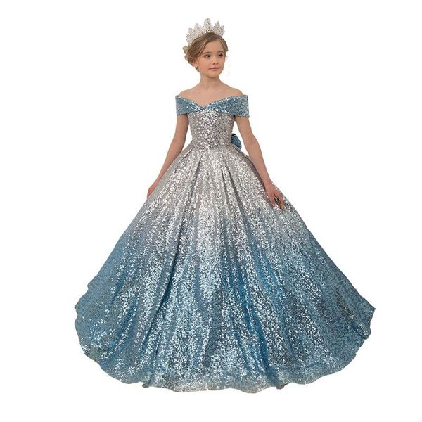 customized girl party dress off shoulder colorful sequins bow ball gown for wedding princess dress 3-15y e63001, Red;yellow
customized girl party dress off shoulder colorful sequins bow ball gown for wedding princess dress 3-15y e63001, Red;yellow