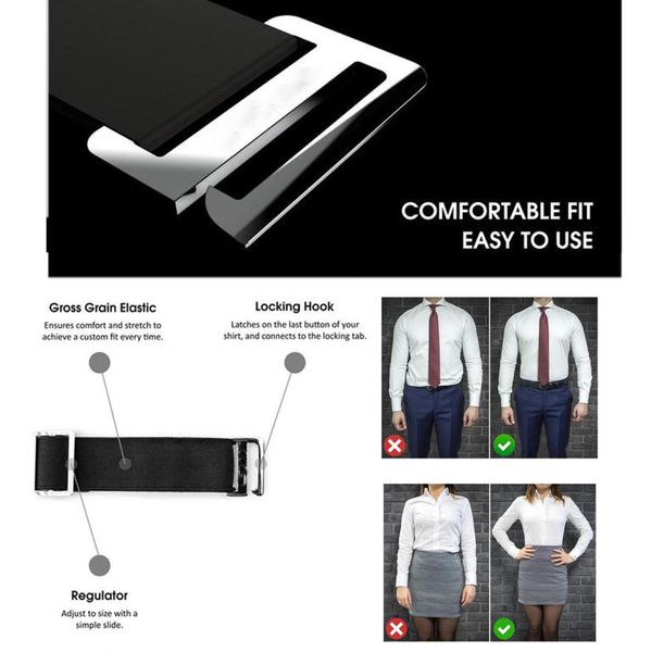 women men near shirt-stay holders shirt suspenders adjustable stays tuck belt shirt tucked holder men stay belt, Black;white
women men near shirt-stay holders shirt suspenders adjustable stays tuck belt shirt tucked holder men stay belt, Black;white