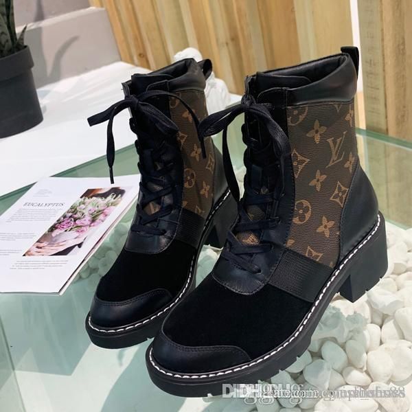 new ladies boots leather thick heel women's shoes casual winner thick bottom desert boot fashion women's shoes, Black
new ladies boots leather thick heel women's shoes casual winner thick bottom desert boot fashion women's shoes, Black