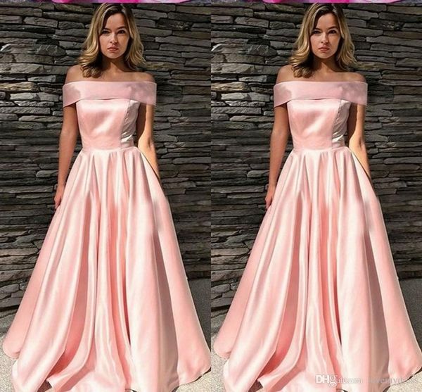 new arrival 2019 simple pink prom dresses off shoulder elegant evening wear pleats formal dress vestidos de fiesta abendkleider, Black
new arrival 2019 simple pink prom dresses off shoulder elegant evening wear pleats formal dress vestidos de fiesta abendkleider, Black