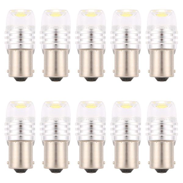 2pcs car tail sbrake light bay15d 1157 white smd led singal light bulb 12v