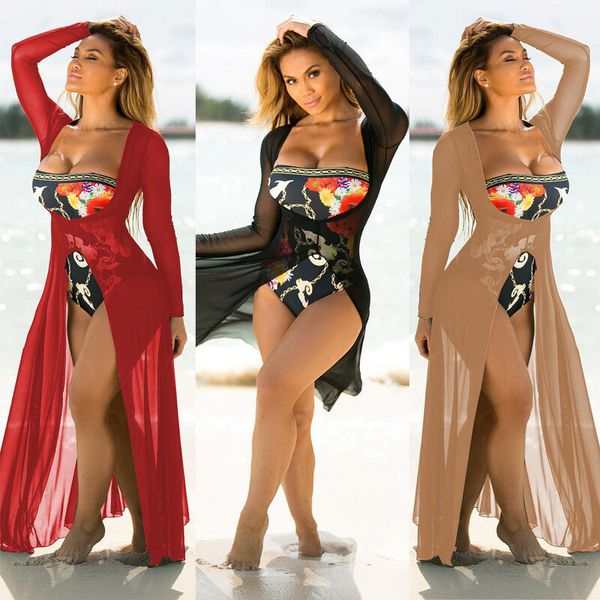 2019 fashion women swimsuit summer solid long sleeve u shape cover up beachwear swimming bathing suit bikini, Blue;gray
2019 fashion women swimsuit summer solid long sleeve u shape cover up beachwear swimming bathing suit bikini, Blue;gray