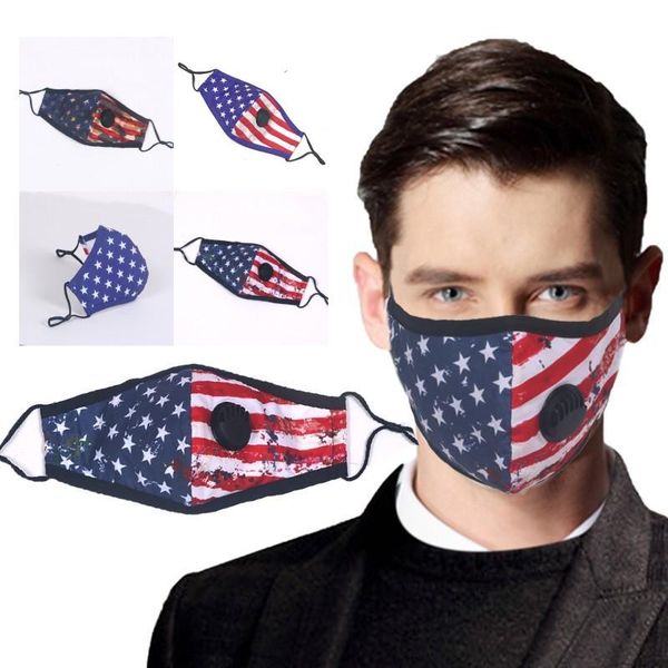 wholesale designed american flag mask cotton reusable muffle mask with breathing valve replacement filter insert mask printed fy9123
wholesale designed american flag mask cotton reusable muffle mask with breathing valve replacement filter insert mask printed fy9123