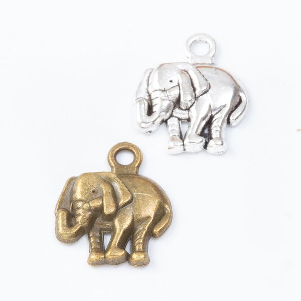100pcs 16*14mm vintage silver antique bronze animal elephant charms pendants for bracelet necklace earring diy jewelry making, Bronze;silver
100pcs 16*14mm vintage silver antique bronze animal elephant charms pendants for bracelet necklace earring diy jewelry making, Bronze;silver