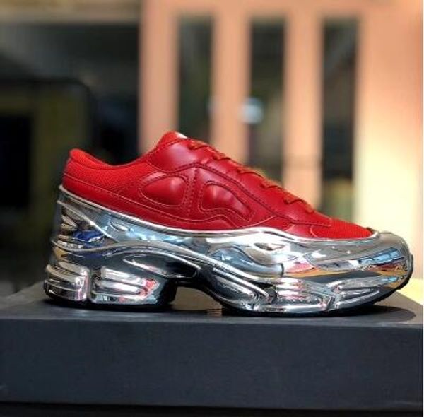 designer sneaekers raf simons oversized sneaker ozweego shoe men women luxury designer shoes in silver metallic effect sole sport trainer, Black
designer sneaekers raf simons oversized sneaker ozweego shoe men women luxury designer shoes in silver metallic effect sole sport trainer, Black
