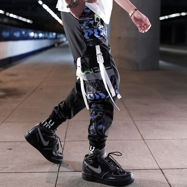 men's pants fashion casual hip hop trend pattern aside autumn sweatpants men joggers harajuku brand bottom-tied elastic waist trous, Black
men's pants fashion casual hip hop trend pattern aside autumn sweatpants men joggers harajuku brand bottom-tied elastic waist trous, Black
