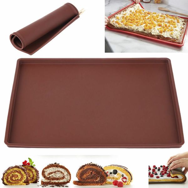 new silicone bakeware baking dishes pastry baking tray oven rolling kitchen bakeware mat sheet two size
new silicone bakeware baking dishes pastry baking tray oven rolling kitchen bakeware mat sheet two size