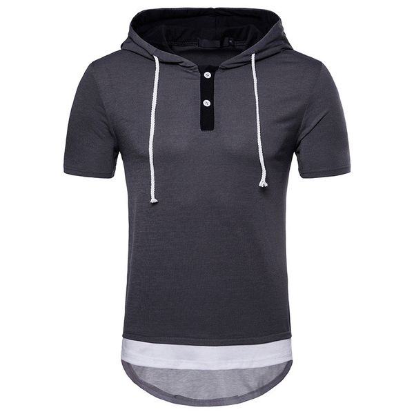 с капюшоном drawstring летом mens tshirts с коротким рукавом тонких вскользь тройники лоскутной кнопки hip hop тинейджеры тройники, White;black
с капюшоном drawstring летом mens tshirts с коротким рукавом тонких вскользь тройники лоскутной кнопки hip hop тинейджеры тройники, White;black