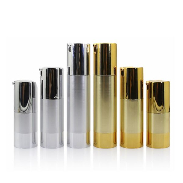 15ml 30ml 50ml gold ilver empty co metic airle bottle portable refillable pump di pen er bottle for travel lotion wb637
15ml 30ml 50ml gold ilver empty co metic airle bottle portable refillable pump di pen er bottle for travel lotion wb637