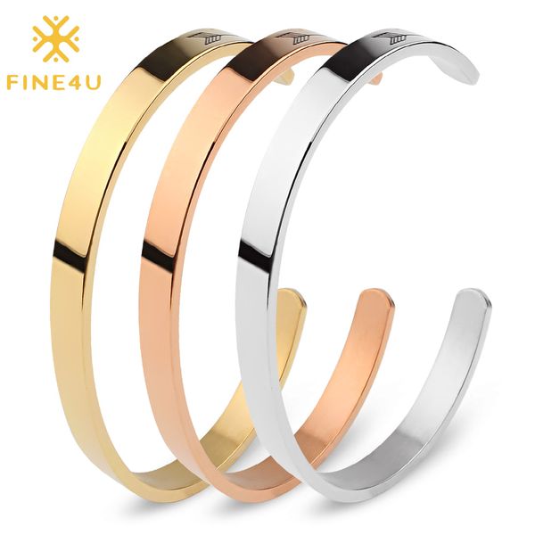 fine4u b256 stainless steel inspirational bracelet for men women gold color engraved open cuff bangle personalized gift, Black
fine4u b256 stainless steel inspirational bracelet for men women gold color engraved open cuff bangle personalized gift, Black