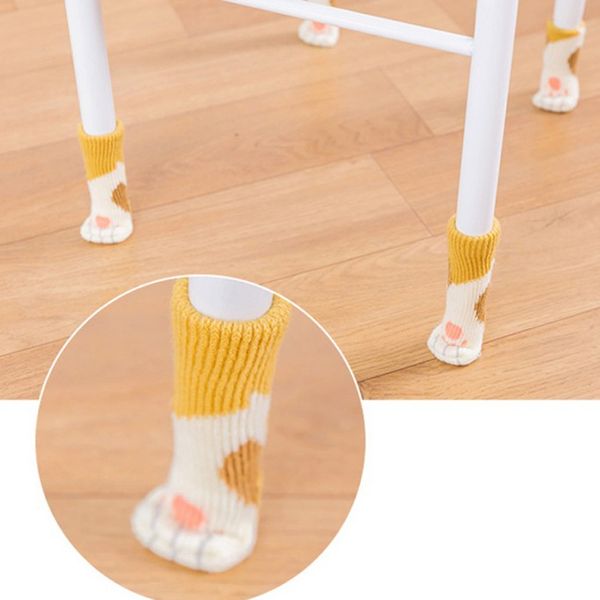 4pcs/set cartoon cute cat table and chair foot pad furniture protection pads thick non-slip chair foot pad cover
4pcs/set cartoon cute cat table and chair foot pad furniture protection pads thick non-slip chair foot pad cover