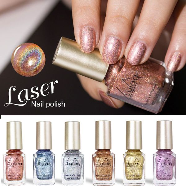 lulaa 6colors holographic nail polish glitter gel nail polish metal effect art long-lasting gorgeous
lulaa 6colors holographic nail polish glitter gel nail polish metal effect art long-lasting gorgeous
