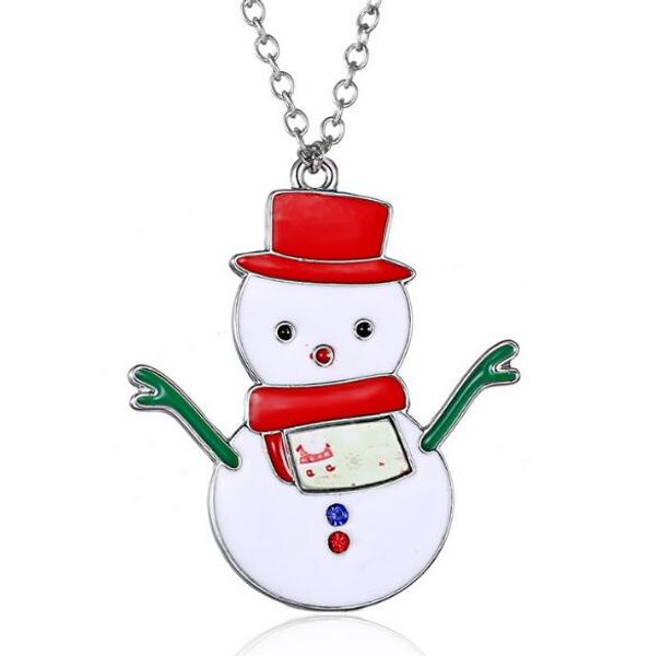 fashion-santa claus necklaces painting oil deer tree stickers pendant link chain sweater necklace statement jewelry gift for women men, Silver
fashion-santa claus necklaces painting oil deer tree stickers pendant link chain sweater necklace statement jewelry gift for women men, Silver