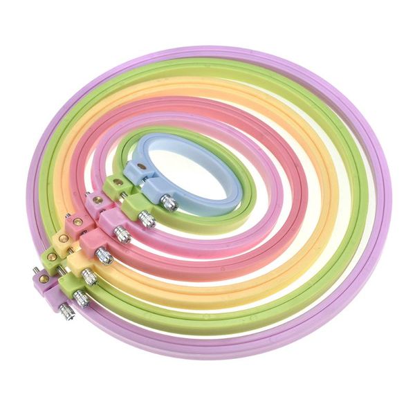 plastic candy color sewing embroidery ring hoop embroidery cross stitch hoop frame ring diy sewing knitting tool sets, Black
plastic candy color sewing embroidery ring hoop embroidery cross stitch hoop frame ring diy sewing knitting tool sets, Black