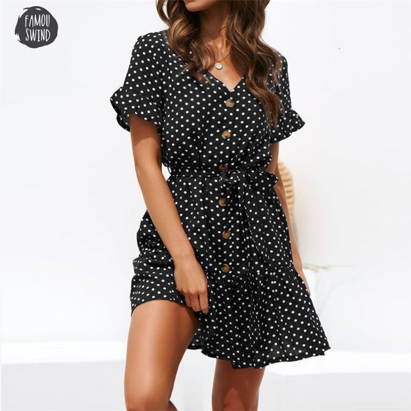 women summer beach chiffon dress short sleeve polka dot dress mini party dress elegant v neck boho vestidos designer clothes, Black;gray
women summer beach chiffon dress short sleeve polka dot dress mini party dress elegant v neck boho vestidos designer clothes, Black;gray