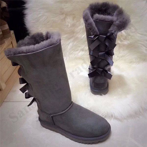designer-australia women full tall boots three bows classic knee high snow boots ug brand genuine suede leather fur snow boots winter shoes, Black;grey
designer-australia women full tall boots three bows classic knee high snow boots ug brand genuine suede leather fur snow boots winter shoes, Black;grey