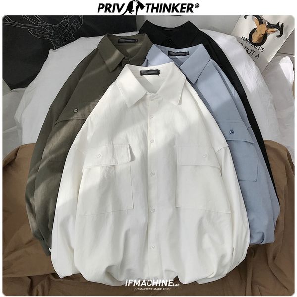 men's casual shirts men spring solid 2021 korean long sleeve blouse streetwear couple clothes male colorful fashions, White;black
men's casual shirts men spring solid 2021 korean long sleeve blouse streetwear couple clothes male colorful fashions, White;black