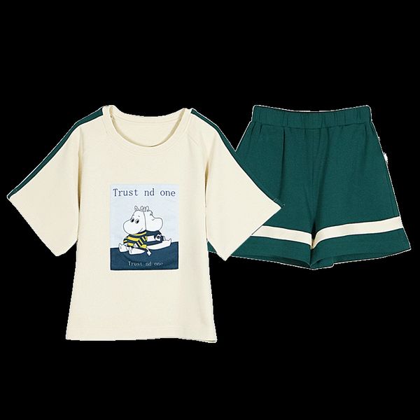 new cartoon printing short sleeve short pants smart casual fashion style patchwork home clothes sleepwear women pajamas set, Black;red
new cartoon printing short sleeve short pants smart casual fashion style patchwork home clothes sleepwear women pajamas set, Black;red
