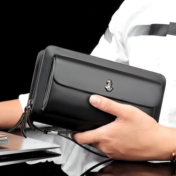 hidekuni old man new style men's wallet short card bit more clutch double zipper wallet a generation of fat
hidekuni old man new style men's wallet short card bit more clutch double zipper wallet a generation of fat