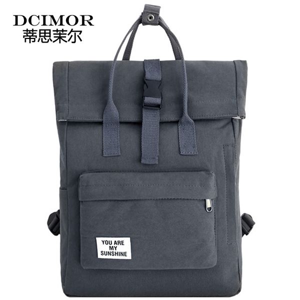 dcimor classic cotton canvas backpacks women backpack schoolbag for teenage girls ring portable bagpack female travel mochila
dcimor classic cotton canvas backpacks women backpack schoolbag for teenage girls ring portable bagpack female travel mochila