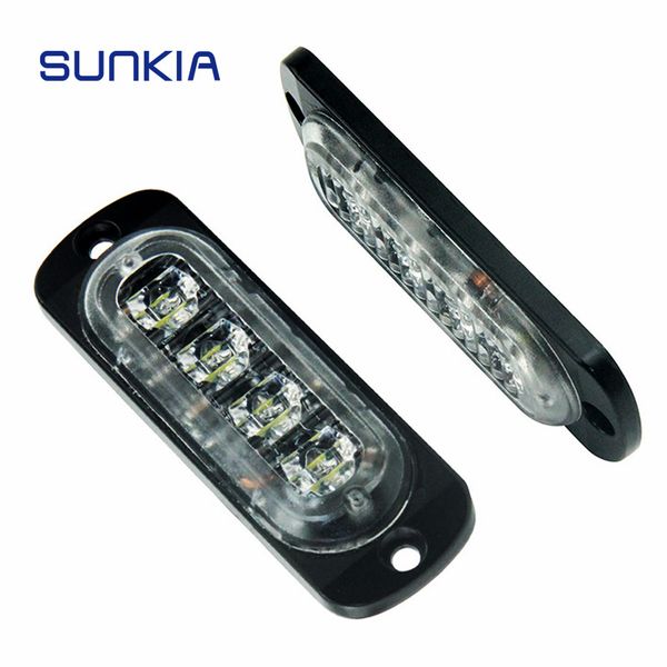 sunkia warning light strobe lamps 4 led grill flashing emergency traffic light white yellow red blue color beacon lamp
sunkia warning light strobe lamps 4 led grill flashing emergency traffic light white yellow red blue color beacon lamp
