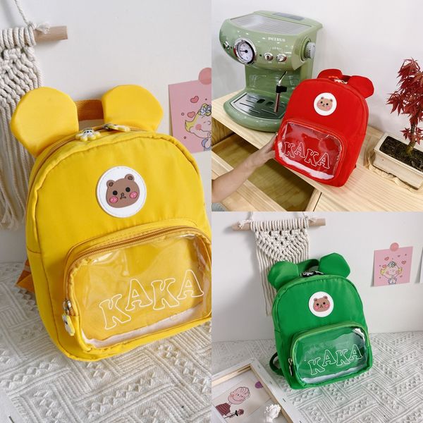 children's cartoon transparent travel small backpack backpack cute kindergarten baby bag for boys and girls
children's cartoon transparent travel small backpack backpack cute kindergarten baby bag for boys and girls