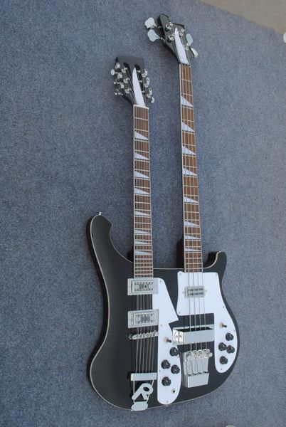 Doulbe neck 4003 electric ba guitar 12 tring guitar and 4 tring ba guitar