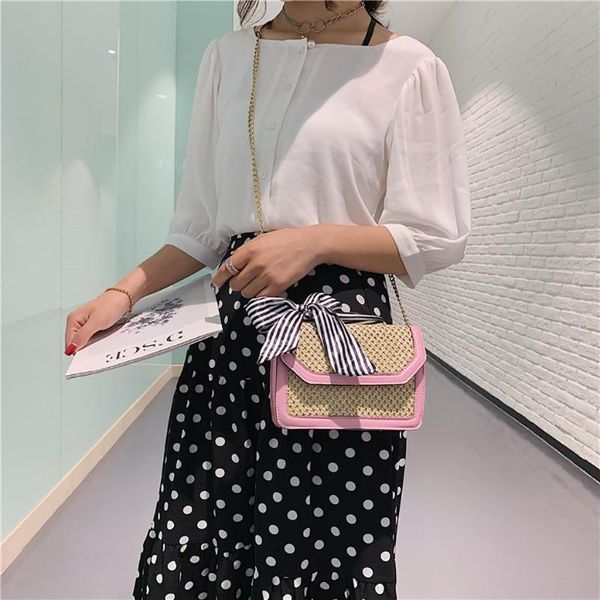 chain straw beach bag fashion stitching small square bag shoulder messenger bolsas feminina sac main femme dropshipping
chain straw beach bag fashion stitching small square bag shoulder messenger bolsas feminina sac main femme dropshipping
