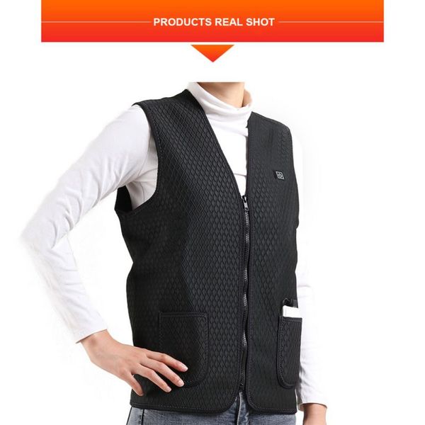 outdoor usb infrared heating vest jacket winter electric equipment cycling sports vest tools, Black
outdoor usb infrared heating vest jacket winter electric equipment cycling sports vest tools, Black