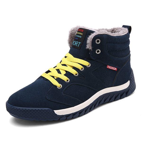 2019 new men's shoes winter plus velvet warm men's casual high boots snowshoes sports casual shoes winter boots men, Black
2019 new men's shoes winter plus velvet warm men's casual high boots snowshoes sports casual shoes winter boots men, Black