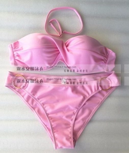 swimsuit candy color steel holder gathering thickened swimsuit bikini cup bikini iron ring split two-piece set, White;black
swimsuit candy color steel holder gathering thickened swimsuit bikini cup bikini iron ring split two-piece set, White;black